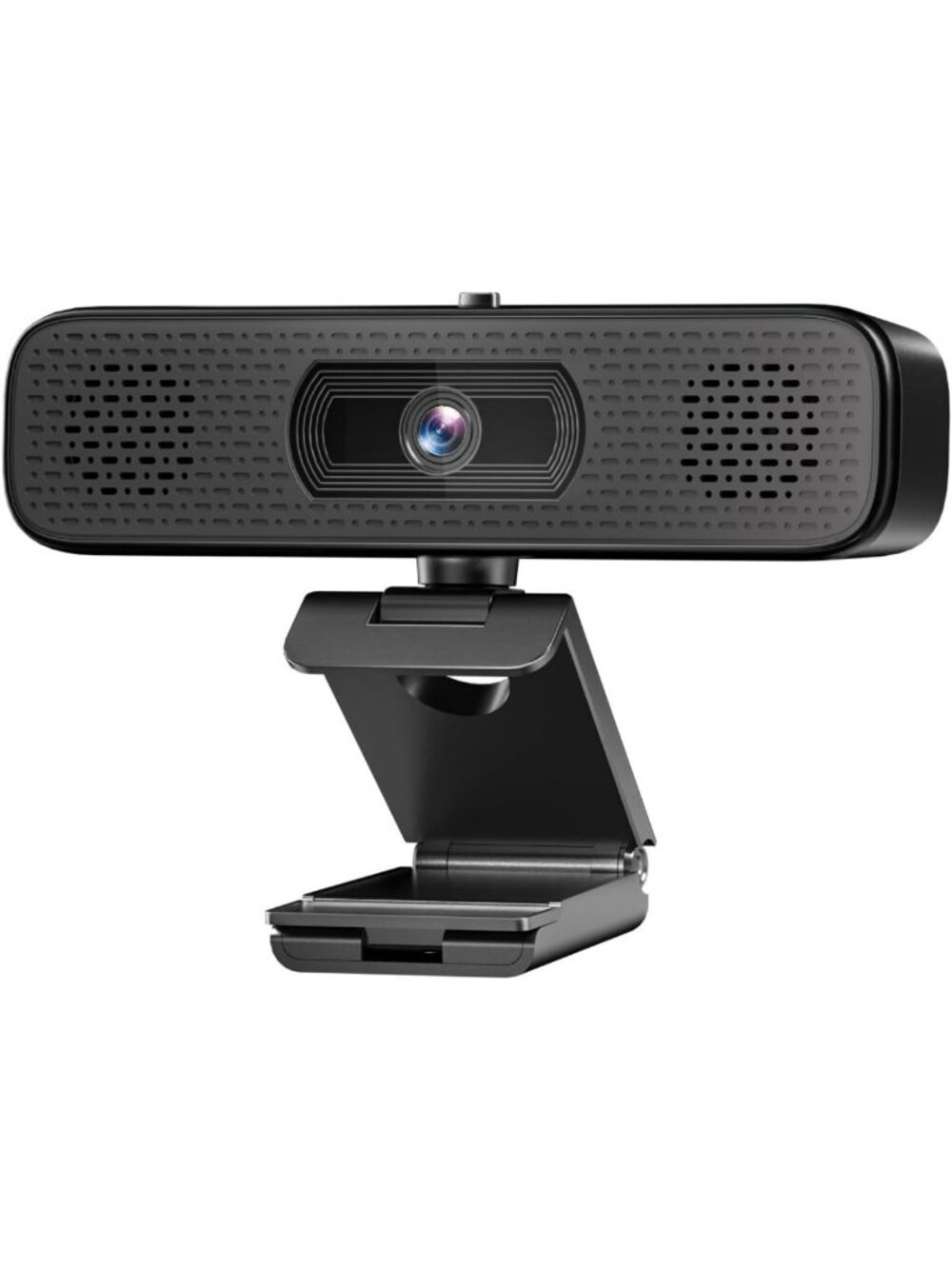 3-in-1 2K Webcam with Dual Speakers, Noise-Canceling Mics & Privacy Cover for